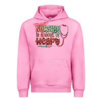 Fuchsia Pink cowgirl nursing is a work of heart Urban Hoodie - CowGirlArtShop