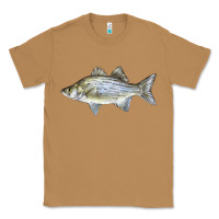 Toasted Coconut White Bass Fish Illustrations Classic Tee - LillyAllenDesigns