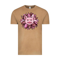 Vintage Camel sunflower leopard Vintage Tee - JahusDesignShop