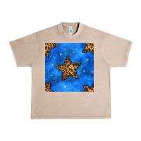French Oak 4th of july leopard stars seamless pattern Urban Heavy Tee - BundleAndBundleShop