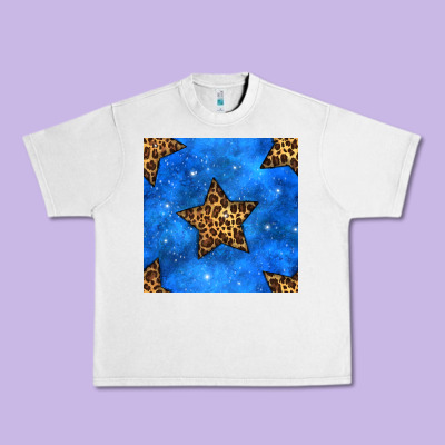 4th Of July Leopard Stars Seamless Pattern Urban Heavy Tee Designed By Bundleandbundleshop