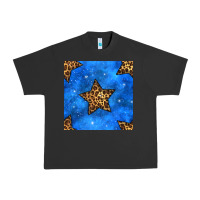 Pigment Black 4th of july leopard stars seamless pattern Urban Heavy Tee - BundleAndBundleShop