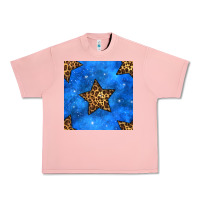 Salmon 4th of july leopard stars seamless pattern Urban Heavy Tee - BundleAndBundleShop
