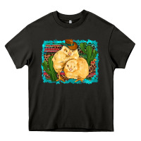 Asphalt western cowboy chicks cactus coop animals  leopard serape turquoise Heavy Core Tee - Artiststas