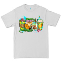 Dove Grey alligator coffee cups Premium Tee - Zillion Design Studio