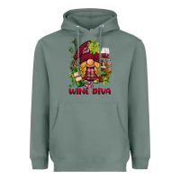 Sage vine diva  gnome Heavyweight Hoodie - BarkalooDesign