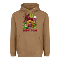 Toasted Coconut vine diva  gnome Heavyweight Hoodie - BarkalooDesign