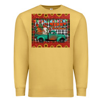 Antique Gold merry christmas farm truck tumbler Premium Sweatshirt - Jasminsmagicworld