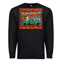Black merry christmas farm truck tumbler Premium Sweatshirt - Jasminsmagicworld