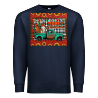Navy merry christmas farm truck tumbler Premium Sweatshirt - Jasminsmagicworld