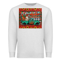 Oatmeal Heather merry christmas farm truck tumbler Premium Sweatshirt - Jasminsmagicworld