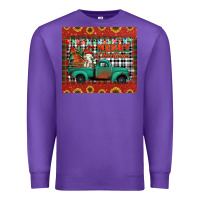 Purple merry christmas farm truck tumbler Premium Sweatshirt - Jasminsmagicworld