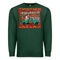Sports Green merry christmas farm truck tumbler Premium Sweatshirt - Jasminsmagicworld