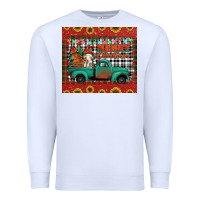 White merry christmas farm truck tumbler Premium Sweatshirt - Jasminsmagicworld