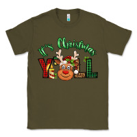 Army Green it's christmas y'all reindeer Classic Tee - Jasminsmagicworld