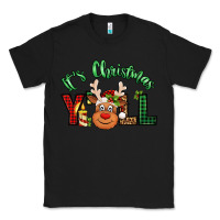 Black it's christmas y'all reindeer Classic Tee - Jasminsmagicworld