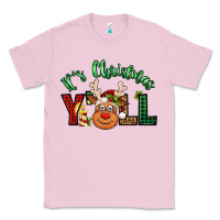 Bubblegum Pink it's christmas y'all reindeer Classic Tee - Jasminsmagicworld