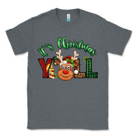 Charcoal Heather it's christmas y'all reindeer Classic Tee - Jasminsmagicworld