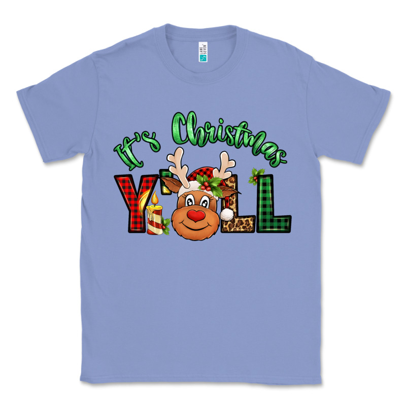 It's Christmas Y'all Reindeer Classic Tee by Jasminsmagicworld | Teevron