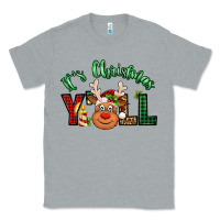 Heather Grey it's christmas y'all reindeer Classic Tee - Jasminsmagicworld