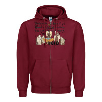 Burgundy nativity Zipper Hoodie - MaliasSmallBusiness