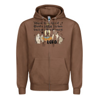 Chestnut nativity Zipper Hoodie - MaliasSmallBusiness