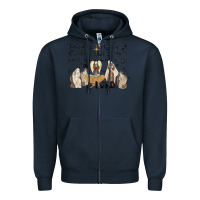 Navy nativity Zipper Hoodie - MaliasSmallBusiness
