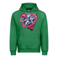 Emerald Let's go girls pink Valentine's Day Urban Hoodie - HowdyJamesFarm