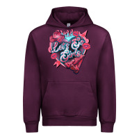 Mauve Wine Let's go girls pink Valentine's Day Urban Hoodie - HowdyJamesFarm