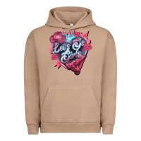 Pigment Burro Let's go girls pink Valentine's Day Urban Hoodie - HowdyJamesFarm