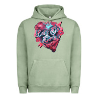 Pigment Oil Green Let's go girls pink Valentine's Day Urban Hoodie - HowdyJamesFarm