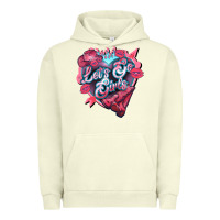 Pigment Pistachio Let's go girls pink Valentine's Day Urban Hoodie - HowdyJamesFarm