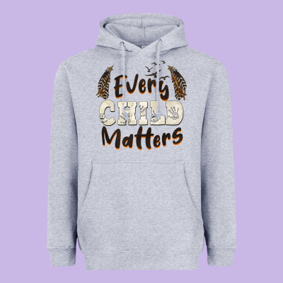 Every Child Matters Heavyweight Hoodie Designed By Barkaloodesign