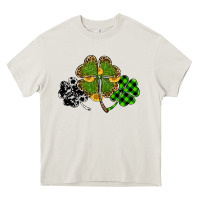 Cream st patricks day shamrock gold Heavy Core Tee - RanaPortraitStore
