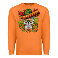 Carrot sombrero skull Premium Sweatshirt - BarkalooDesign