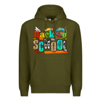 Army Green back to school Premium Hoodie - NancyCooperArtShop