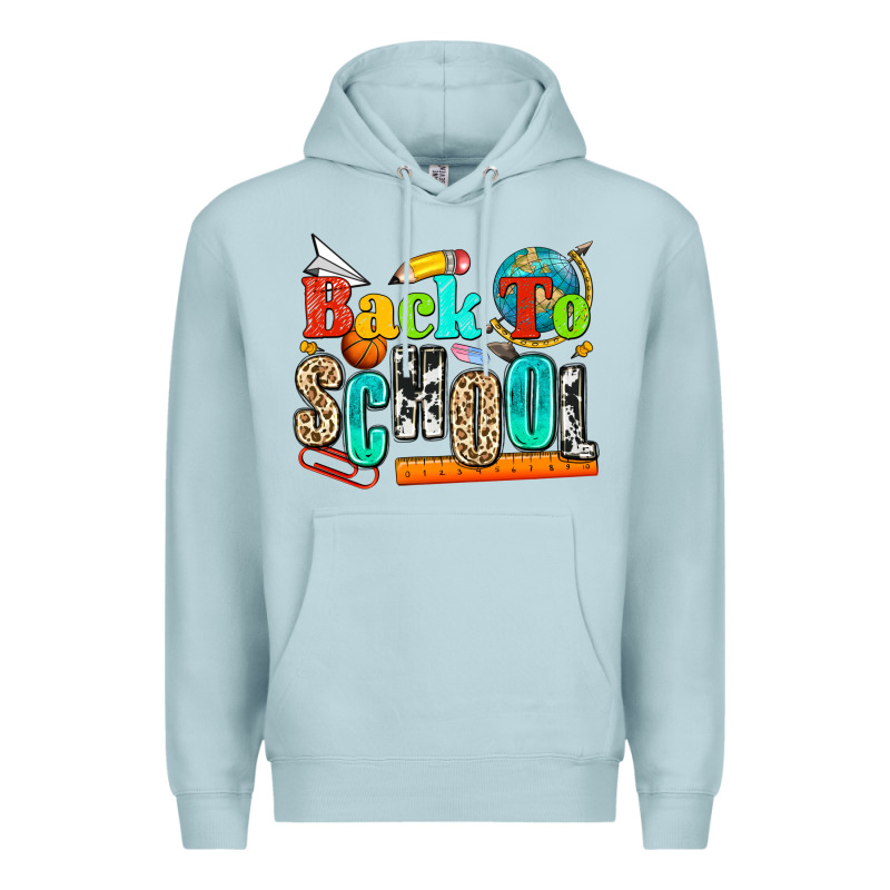Back To School Premium Hoodie by NancyCooperArtShop | Teevron