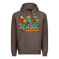 Coffee back to school Premium Hoodie - NancyCooperArtShop