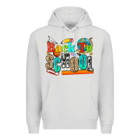 Dove Grey back to school Premium Hoodie - NancyCooperArtShop