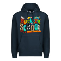 Navy back to school Premium Hoodie - NancyCooperArtShop
