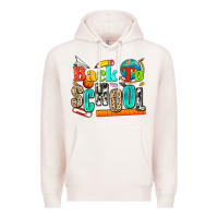 Pale Pink back to school Premium Hoodie - NancyCooperArtShop