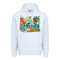 White back to school Premium Hoodie - NancyCooperArtShop
