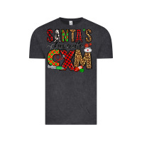 Vintage Black santa's favorite cxm Vintage Tee - Jasminsmagicworld