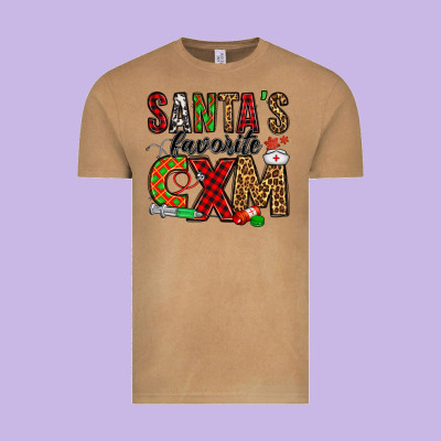 Santa's Favorite Cxm Vintage Tee Designed By Jasminsmagicworld