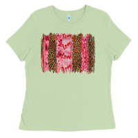 Matcha valentine's day love brushstrokes Ladies Tee - RanaPortraitStore