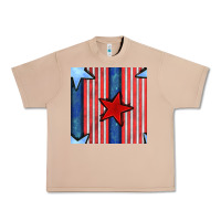 Burro 4th of july stars and stripes seamless pattern Urban Heavy Tee - BundleAndBundleShop