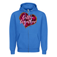 True Royal better together Zipper Hoodie - NancyCooperArtShop