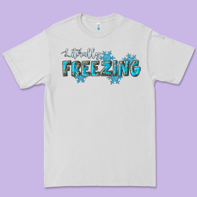 Literally Freezing Winter Premium Tee Designed By Ranaportraitstore