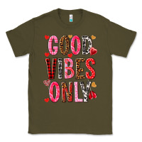 Army Green good vibes only Classic Tee - NancyCooperArtShop