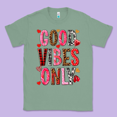 Good Vibes Only Classic Tee Designed By Nancycooperartshop